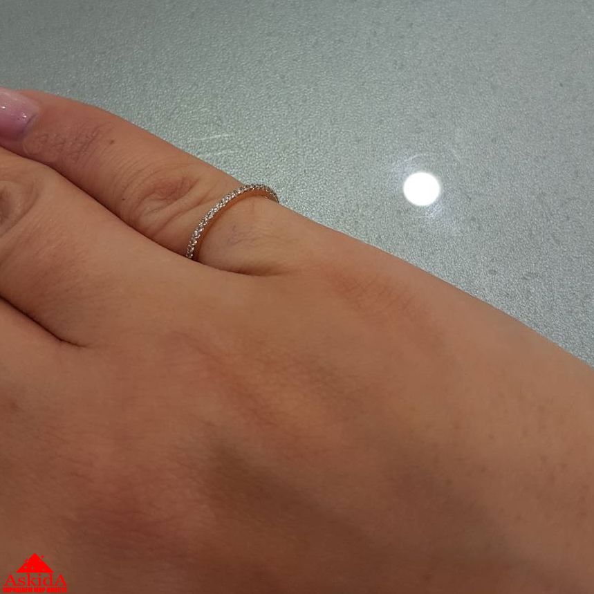 Женское золотое кольцо на мизинец - 970193729 - ASKIDA.RU